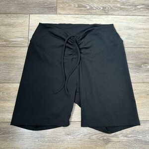 PINK Victoria’s Secret Black Athletic Biker Shorts Sz L